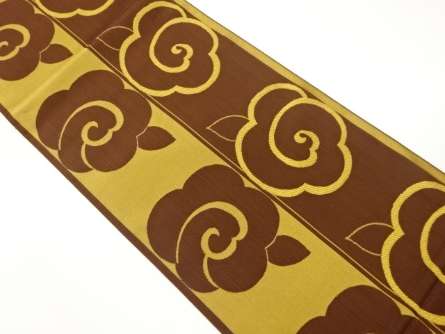 JAPANESE FUKURO OBI / WOVEN FLOWER